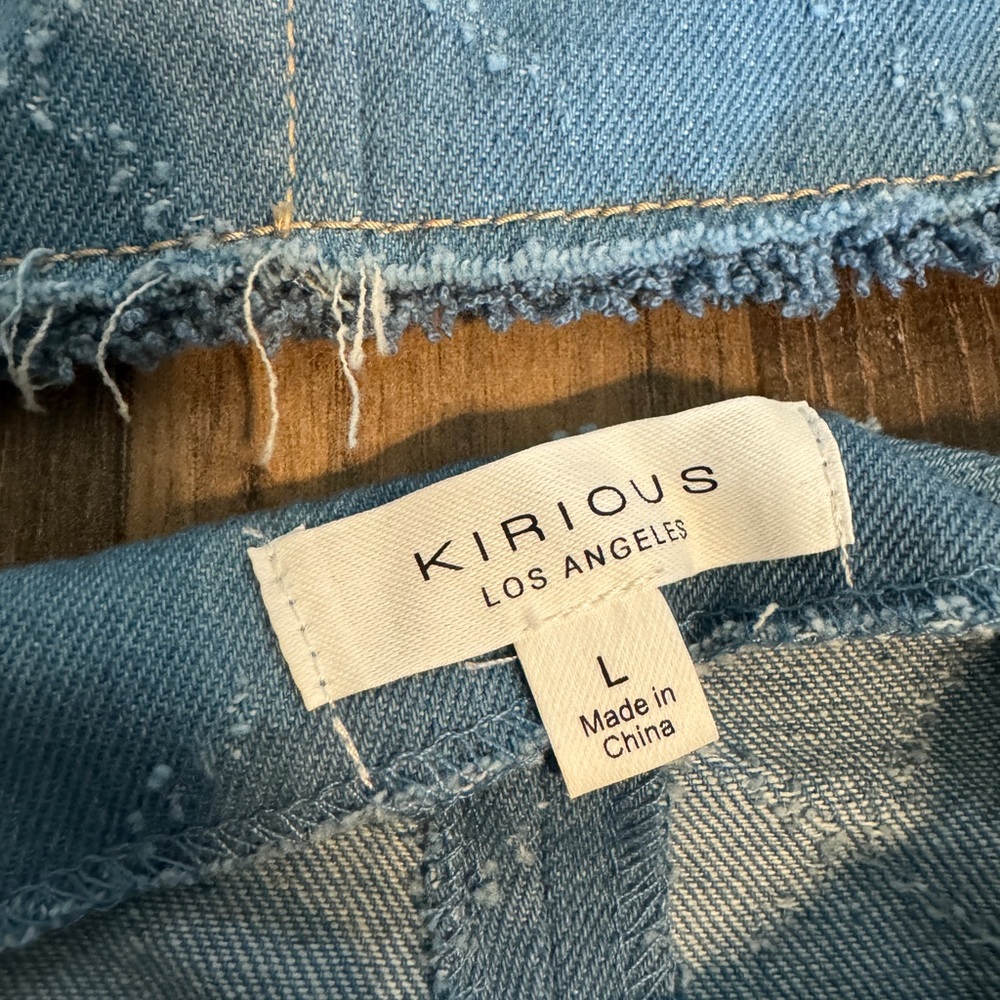 Blue Denim Two-Piece Set - Picture 2 of 3